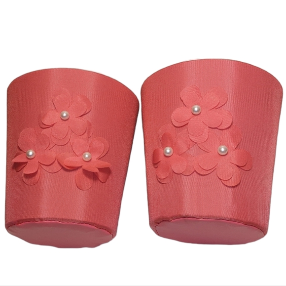 Debi Lily Accents Debi Lily Pearl Flower Pot Planter Covers Set Of